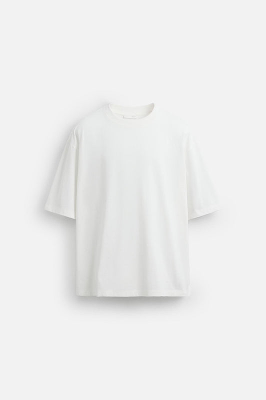 T-SHIRT WITH CONTRASTING STRIPE