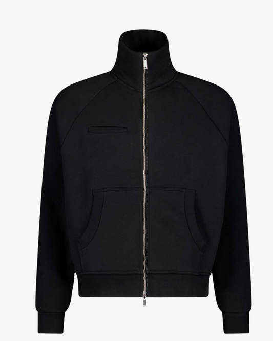 COZY TRACK JACKET – BLACK