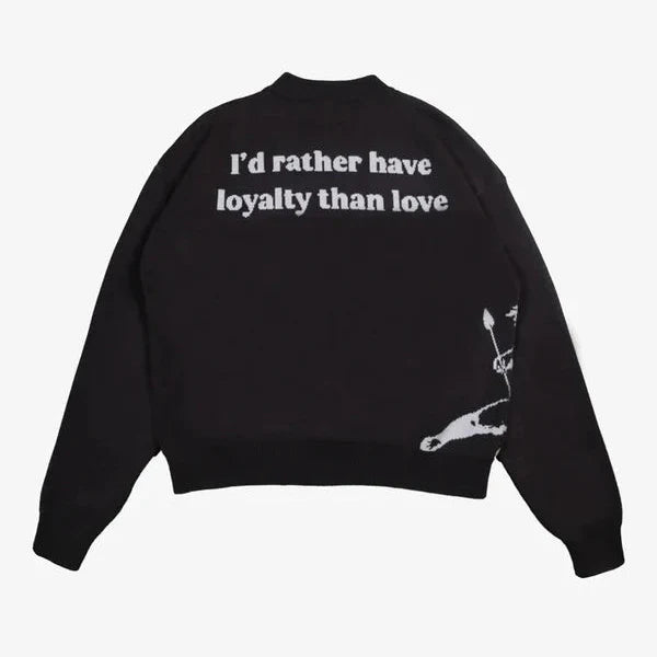 Oversized Knit “Love Arrow”