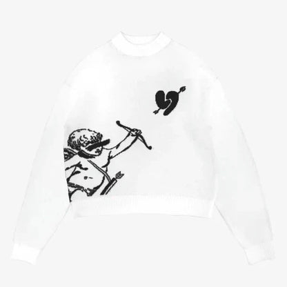 Oversized Knit “Love Arrow”