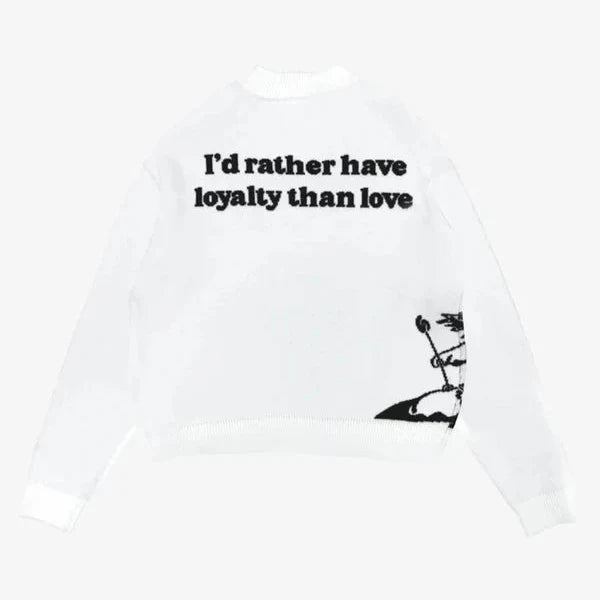 Oversized Knit “Love Arrow”