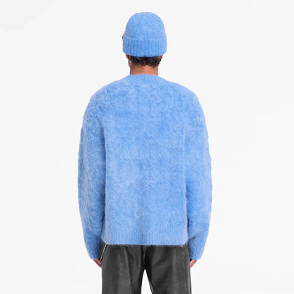 Textured Knit in Blue